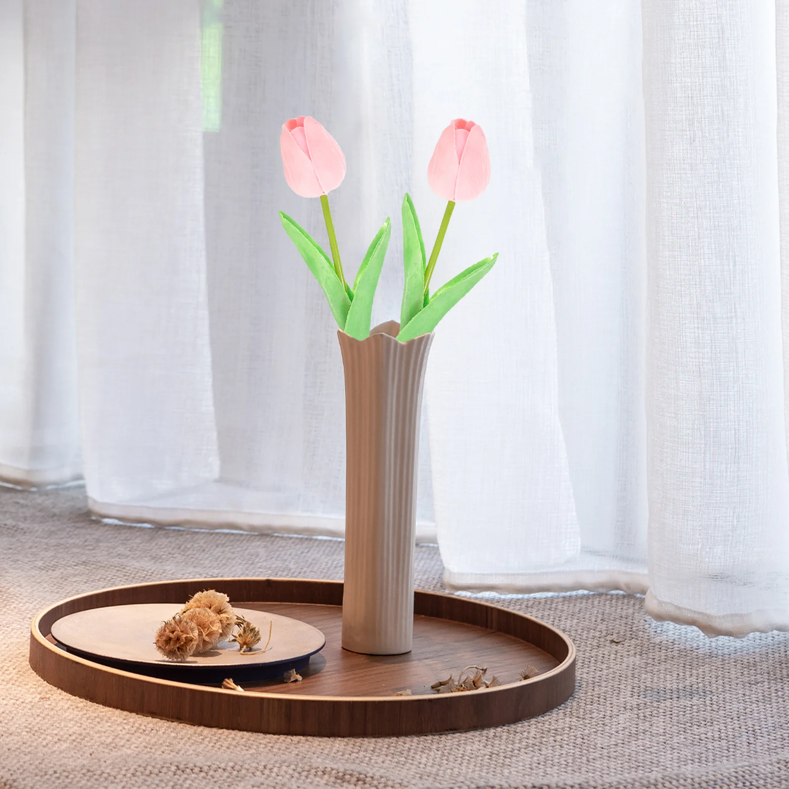 

10Pcs Lifelike Artificial Tulip Flower Bouquet Simulation Wedding Centerpiece Home Decoration Floral Arrangement