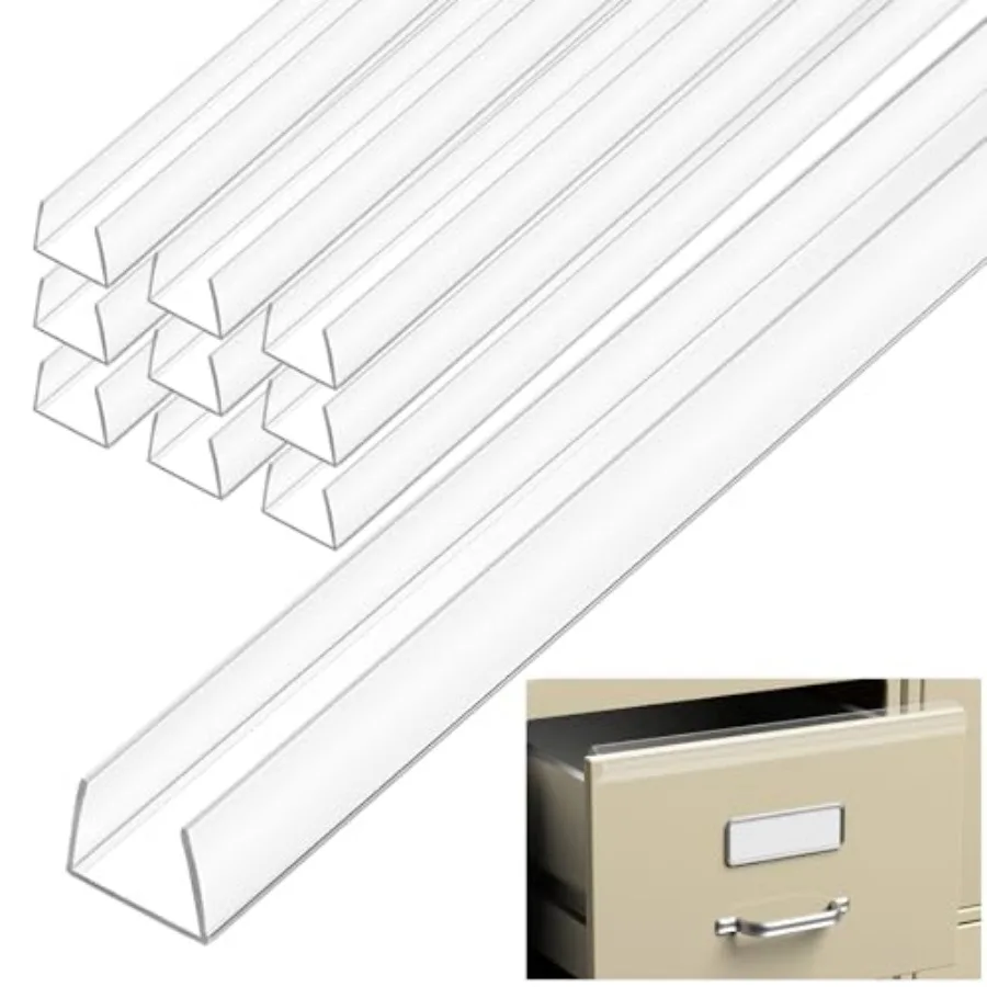 

24 шт. пластиковых U-образных прозрачных ПВХ-каналов 3/8" x 9/16" x 9/16" для светодиодных неоновых лент, монтажный держатель для LED-лент