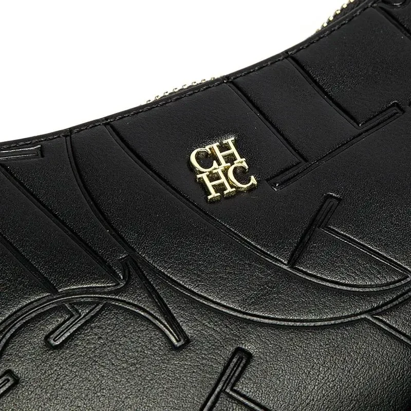 CH Shoulder Bag For Women Luxury Leather Handbag Fashion Embossed Underarm Bag Tote Bag For Daily Office Party Shopping Dating image 5