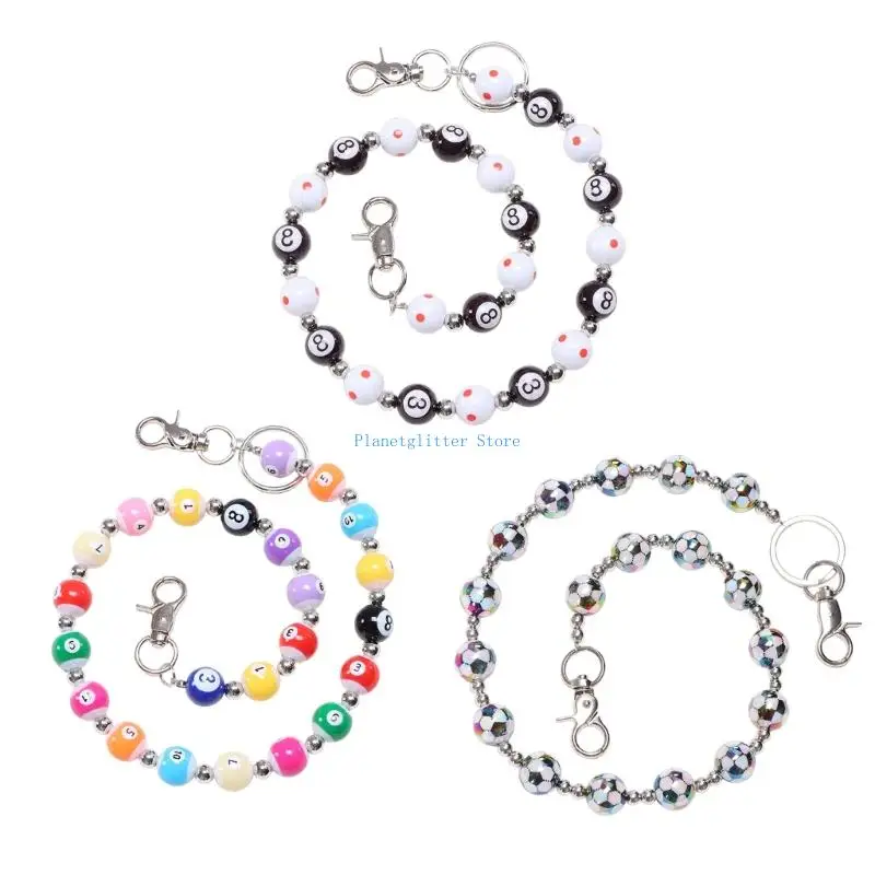 652B Fashionable Beaded Charm Waist Chain Pants Chain Waist Decoration For Men Women
