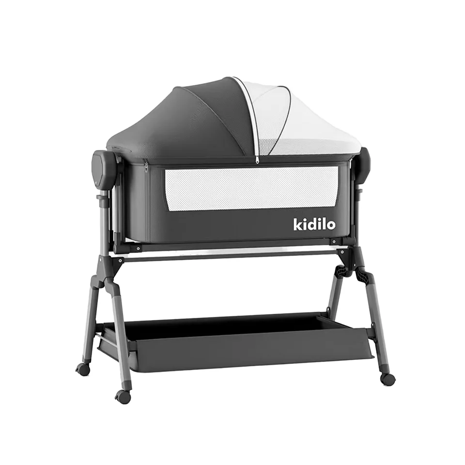 Recién Nacido plegable moderno viaje juego bebé portátil cabecera cuna cama 3 en 1 conjunto de lujo mosquitera para bebés BJJ-808