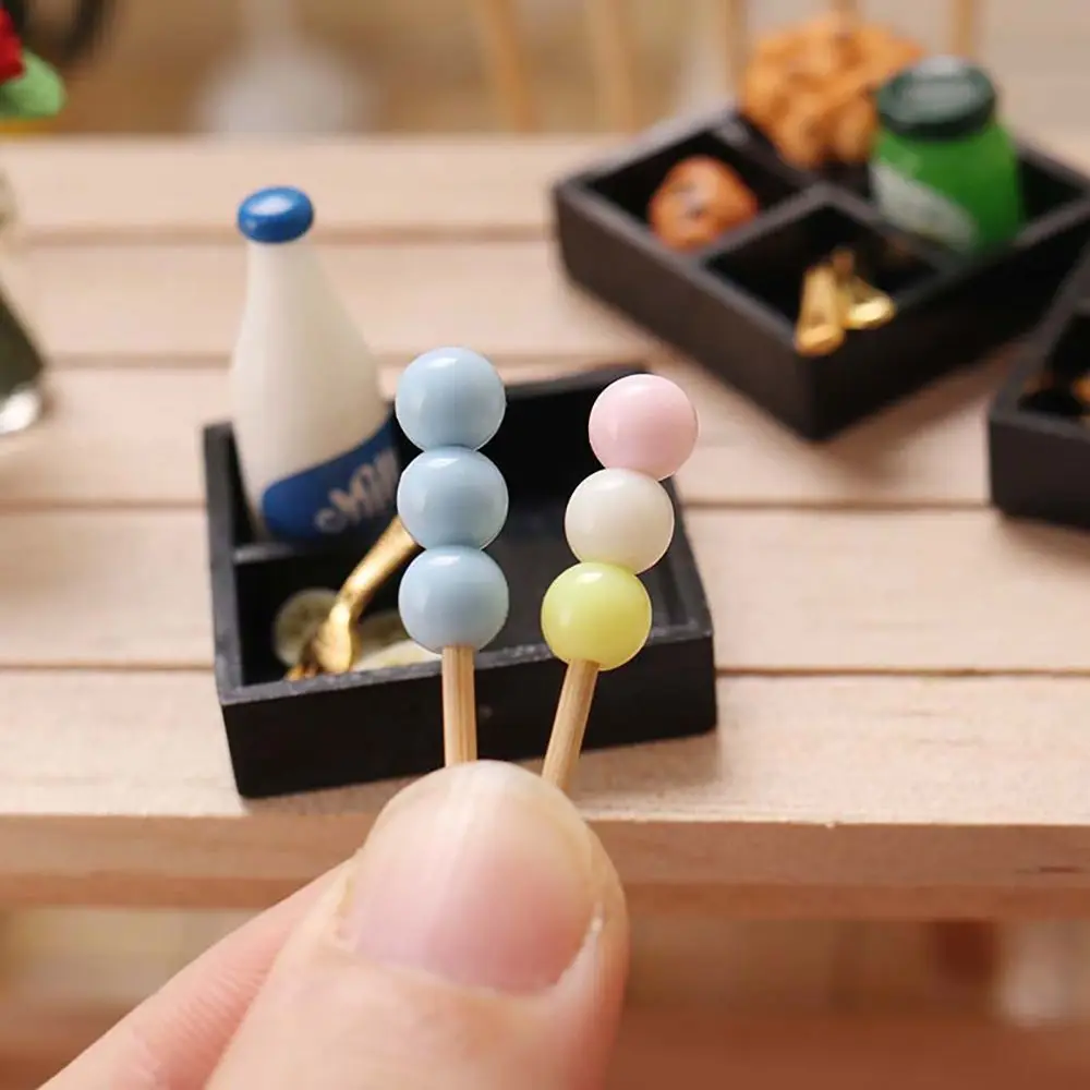 ห้องครัวเล่นบ้านอุปกรณ์ประกอบฉากภาพจำลองอาหารของเล่นตุ๊กตาอุปกรณ์เสริมขนมขนาดเล็กเครื่องดื่มตุ๊กตาเบนโตะ