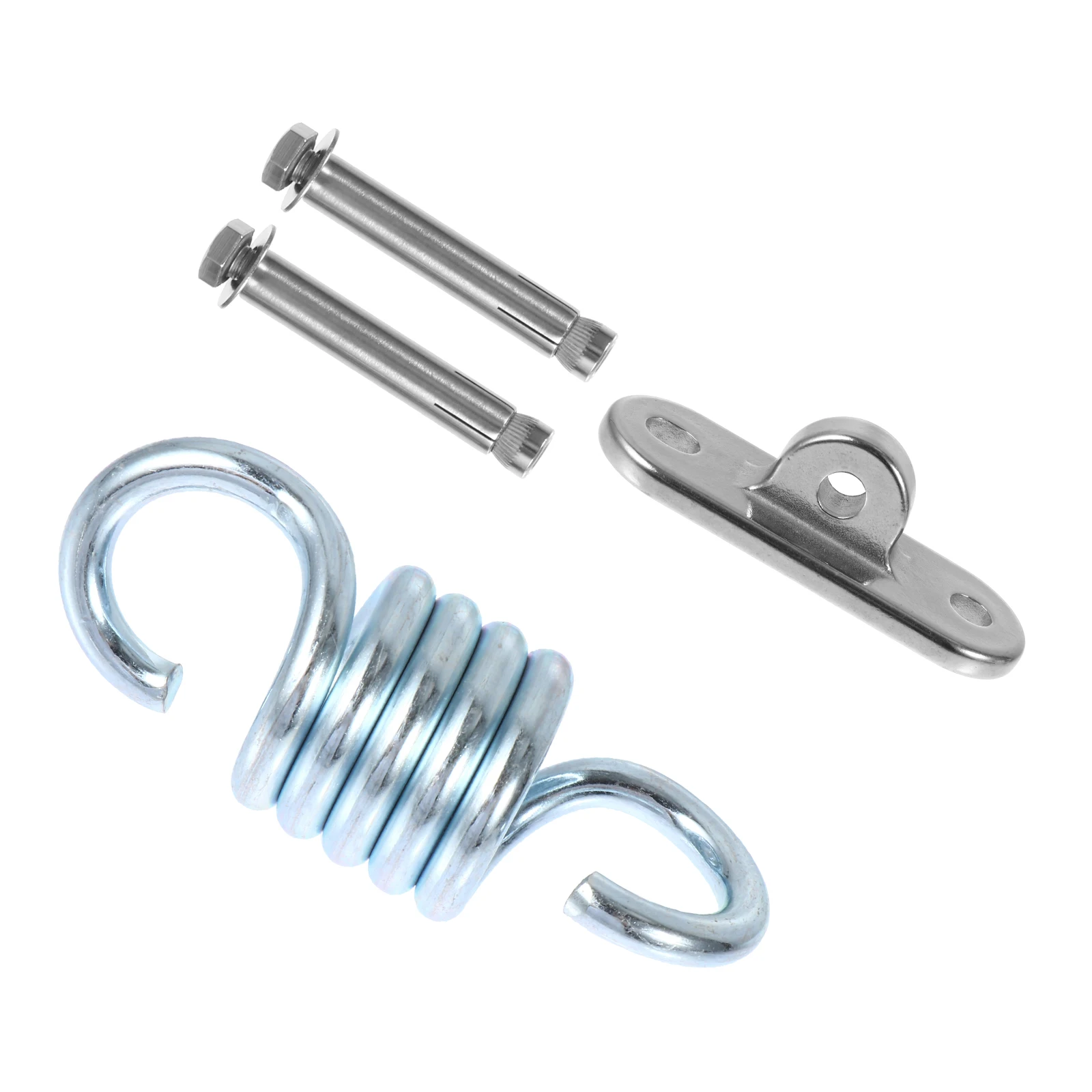 

1set Stainless Steel Hammock Suspension Kit Ceiling Hooks Swing Fixing Wide Use Easy Install Outdoor Furniture for Swing