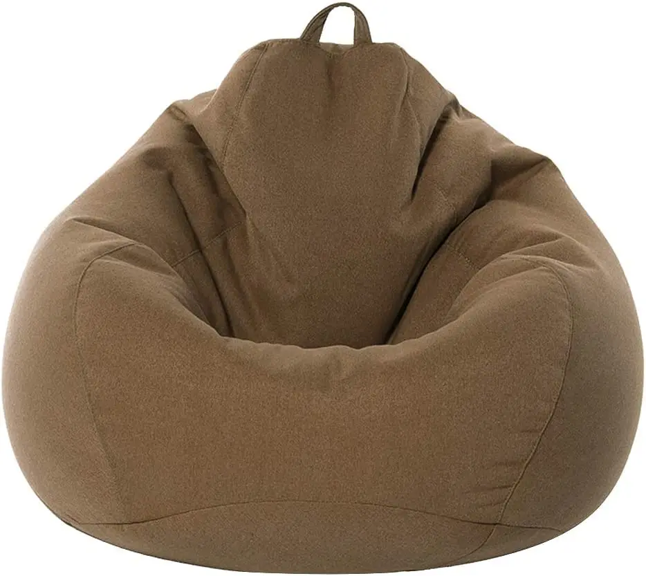 

Bean Bag Sofa Chairs Cover, Classic Lazy Lounger Bean Bag Storage Chair for Adults and Kids