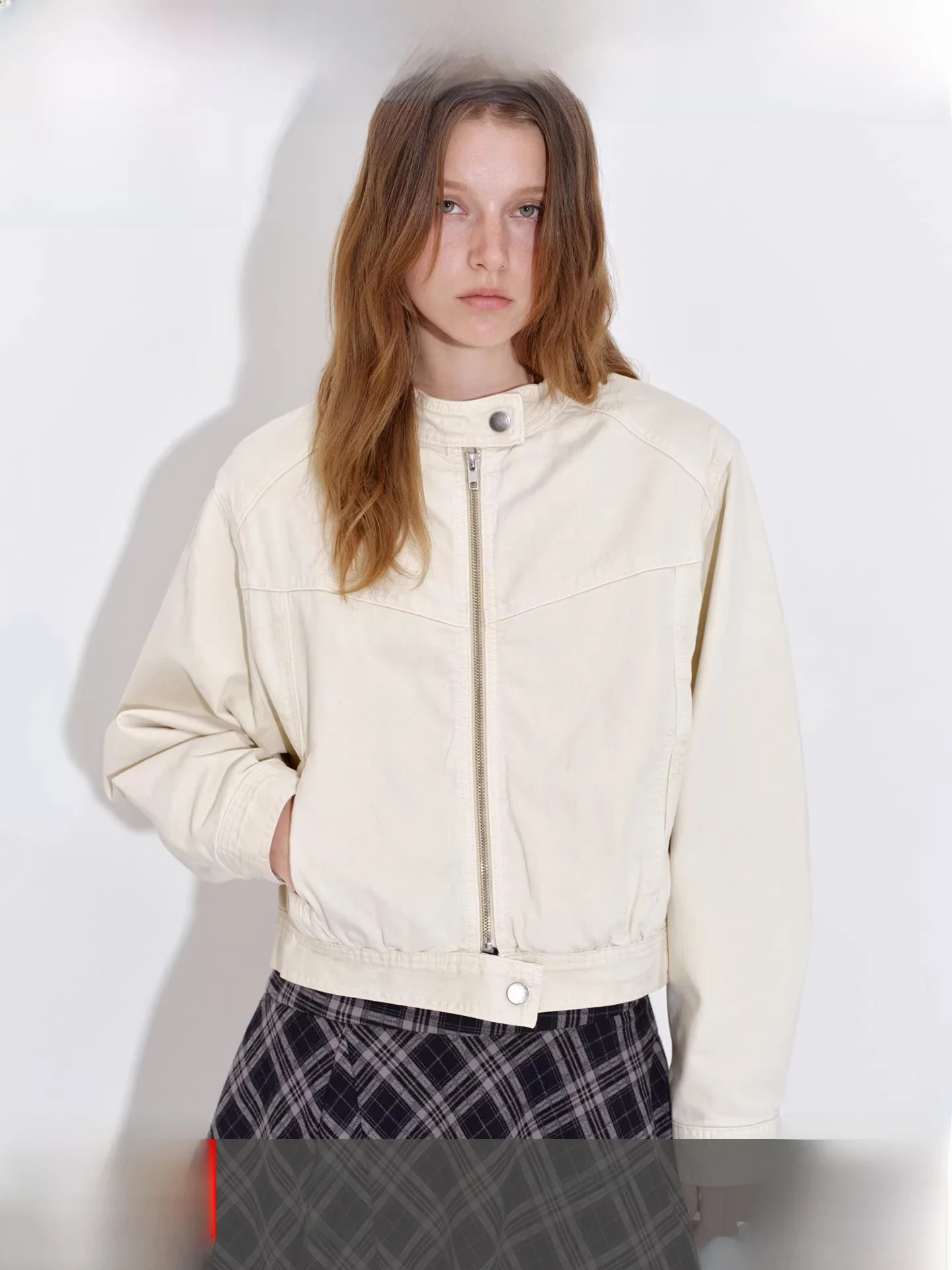 

Женская винтажная куртка Fano свободного кроя в стиле мотоциклетной экипировки, весна 2026, модное женское пальто