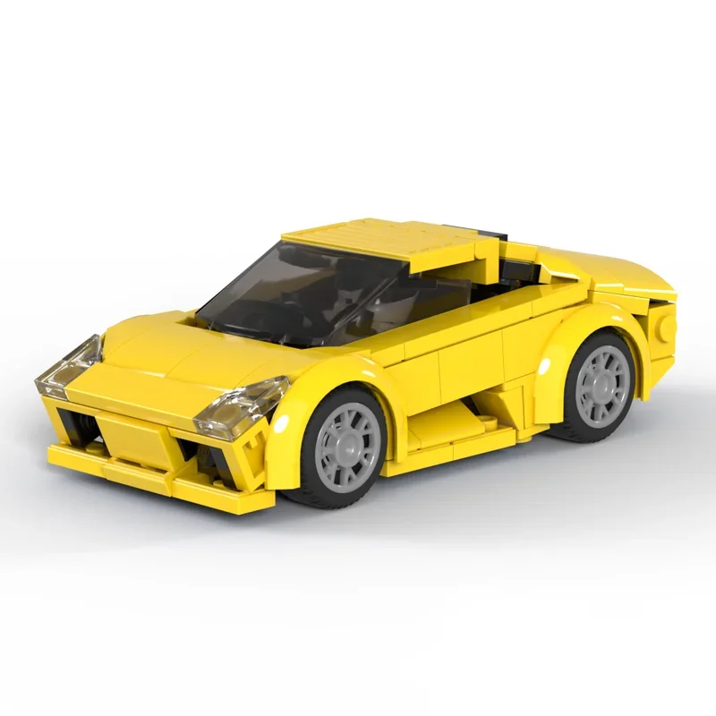 スーパーカー Moc ビルディングブロックモジュラーレヴルトチャンピオンスピードカーモデルテクノロジーモジュラーギフト建設 DIY 組立おもちゃ