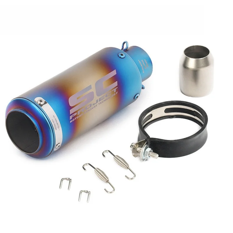 51mm Universal Motorcycle SC Exhaust Muffler Steel Strip Db Kill 900 Z1000 Cbr600 S1000RR Mt07 Mt09