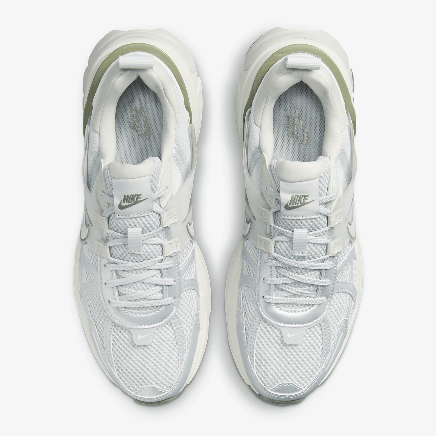 حذاء Nike الرسمي الأصلي V2K Run للنساء شبكي يسمح بمرور الهواء وخفيف الوزن للأب FD0736-006