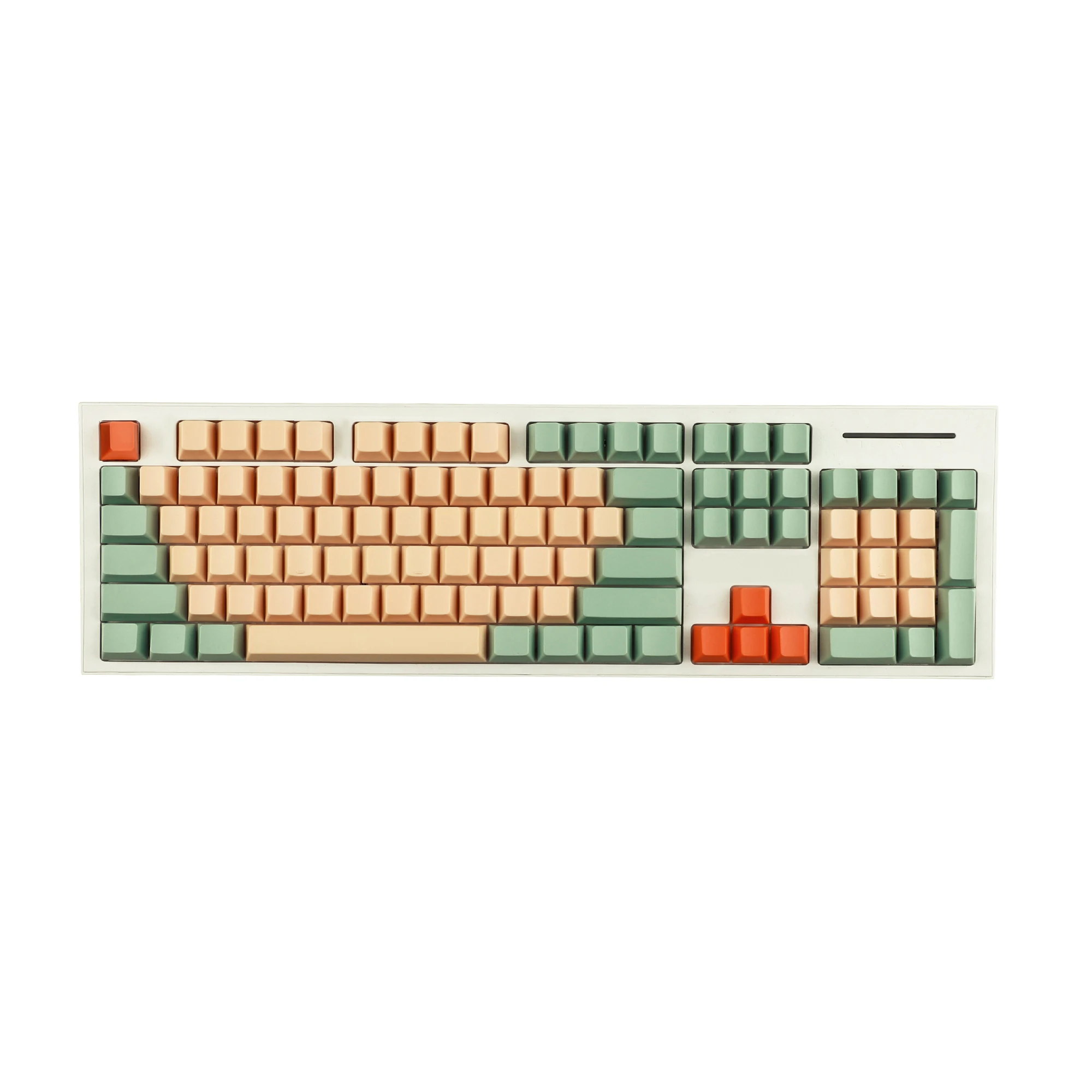 

Cherry Profile Hami Melon Blank PBT Keycaps ANSI ISO For MX Switches Keyboard 104 87 61 64 Filco YMD96 KBD75 FC980M ID80