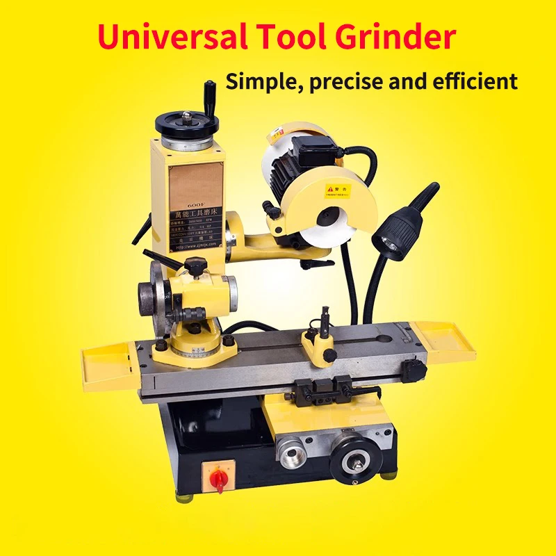 Universal Tool  Grinder Machine High Precision Multi-function Grinding Machine Drill Tungsten Steel Milling Cutter Tool 220V