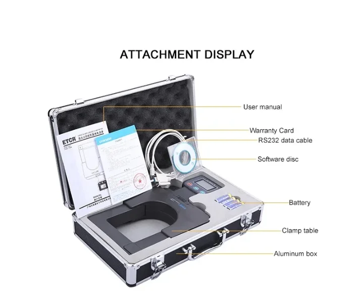 ETCR7100A Superlarge Caliber Leakage Clamp Meter AC