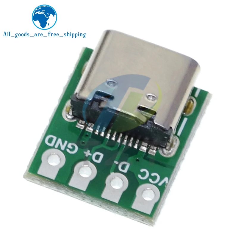 10/5/1Pcs USB 3.1 Type C Connector 16 Pin Test PCB Board Adapter 16P Connector Socket For Data Line Wire Cable Transfer