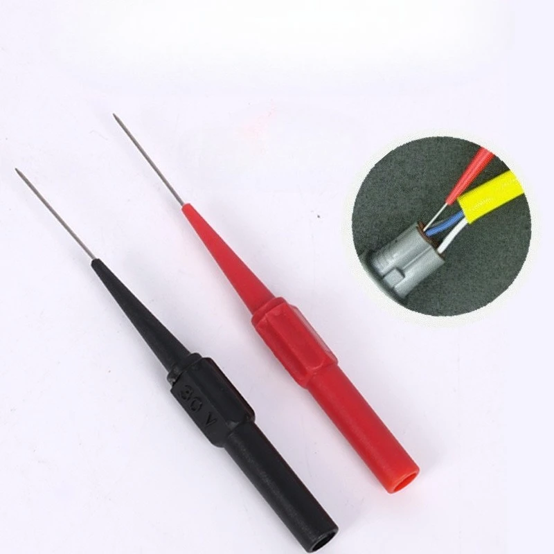 10Pcs Diagnostic Tools Multimeter Test Lead Extention Back Piercing Needle Tip Probes Autotools Automotive Kit Machine view 5