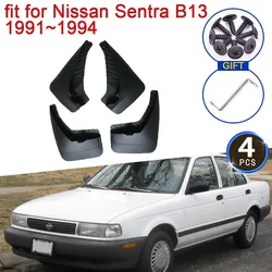 MudGuards for Nissan Sentra B13 Tsuru V16 Sunny 1991~1994 1992 1993 Mud Flaps Splash Front Rear Wheels Fender Guard Accessories