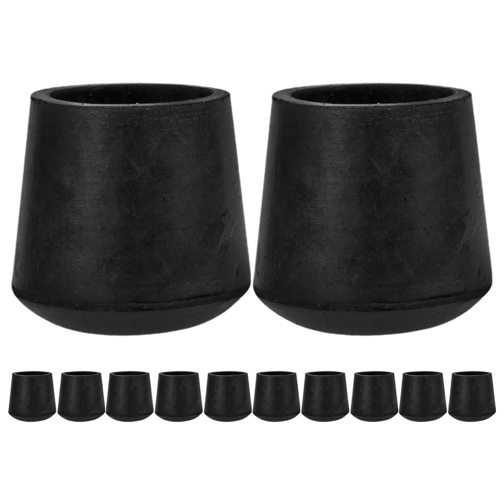 

12Pcs Trampoline Foot Pads Anti-Slip Rubber Leg Covers Shock Absorption Noise Reduction Replacement Trampoline Foot Pad