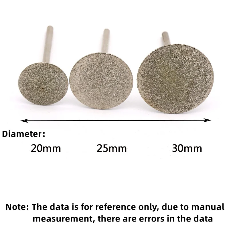 3mm Shank Grinding Bit Accessory Ultra-Thin T Head Mounted Point Stone Jade Carve Polish Engrave Tools