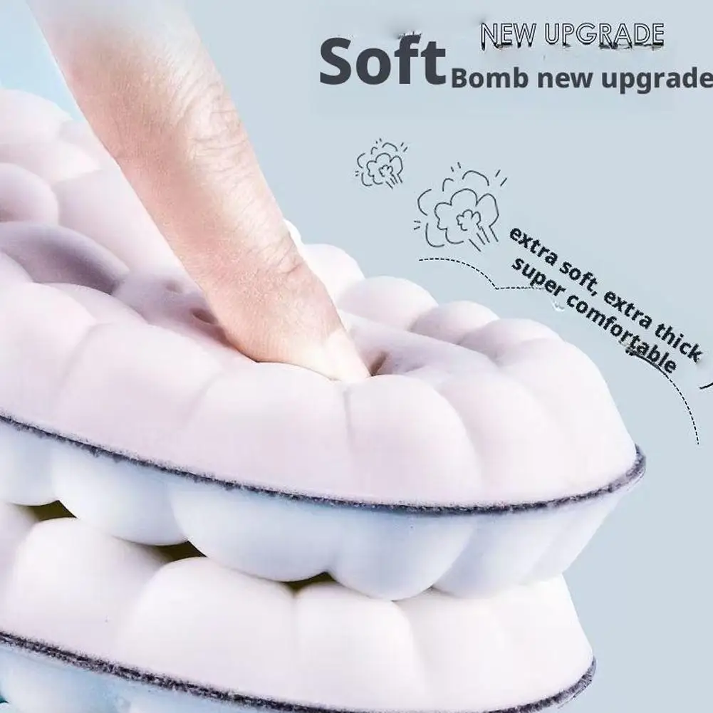 Cloud for Men and Women Men's Comfortble Shoe Steppers Insoles Sole Inserts Memory Foam Insoles for Women/Men with Arch Support