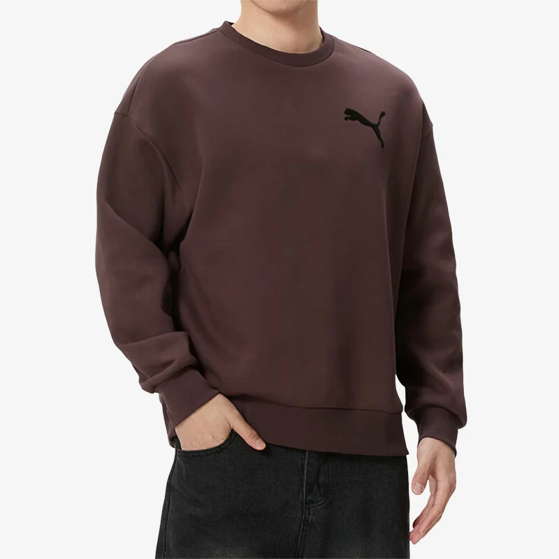 Puma genuine men's cotton hoodie round neck hoodie casual hoodie training shoes 636791-31