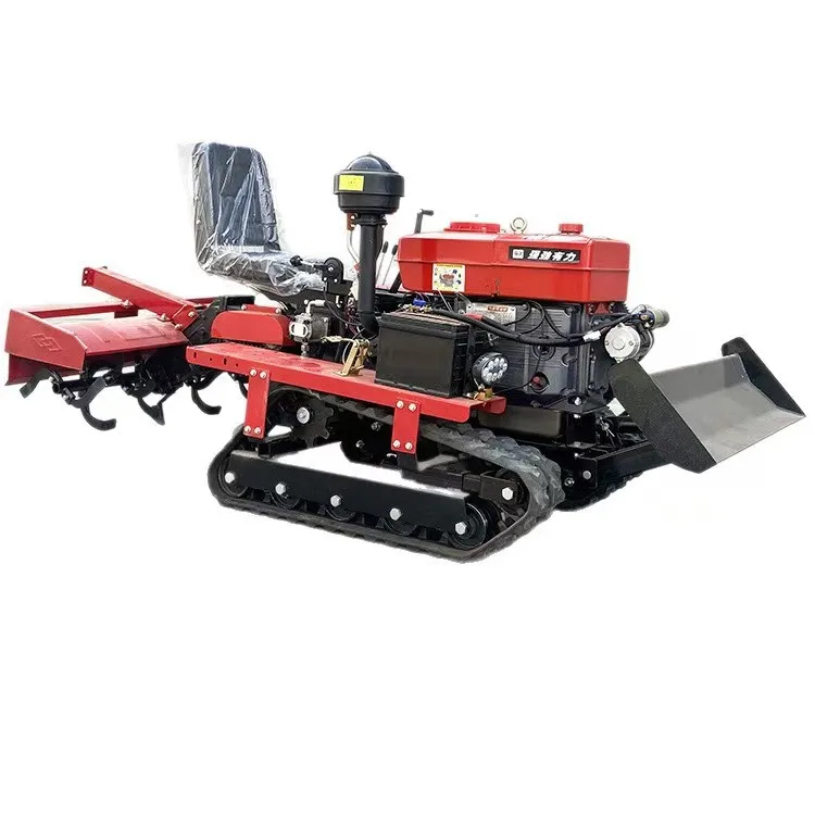 Désherbeur de jardin agricole, petite machine, tracteur de marche, moteur diesel, charrue, verger, mini cultivateur rotatif