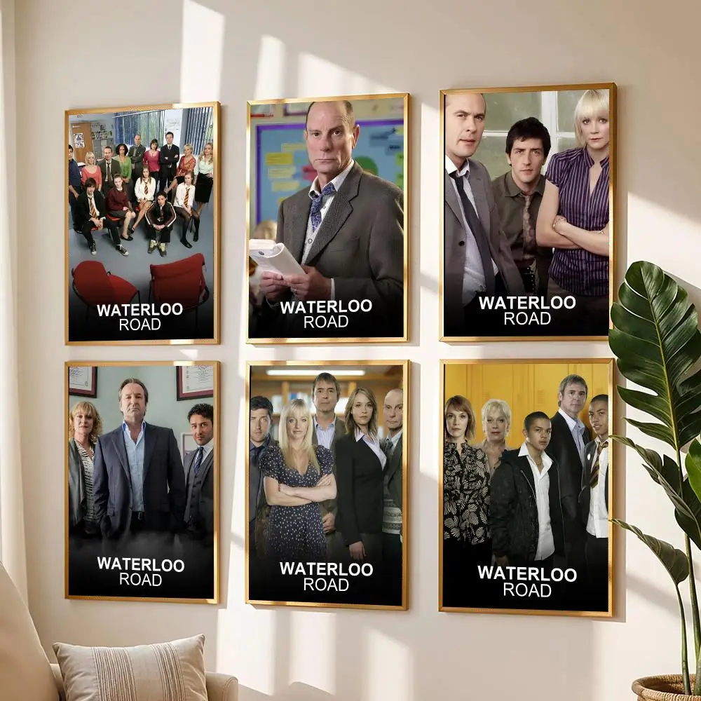 tv series W-Waterloo Road-D Painting Calligraphy Boho Botanical Decor for Living Room  Elegant Home Style