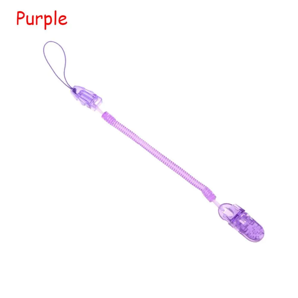 

1PC Anti-lost Chain Soother Chew Toy Teething Pacifier Chain Nipple Strap Dummy Clips