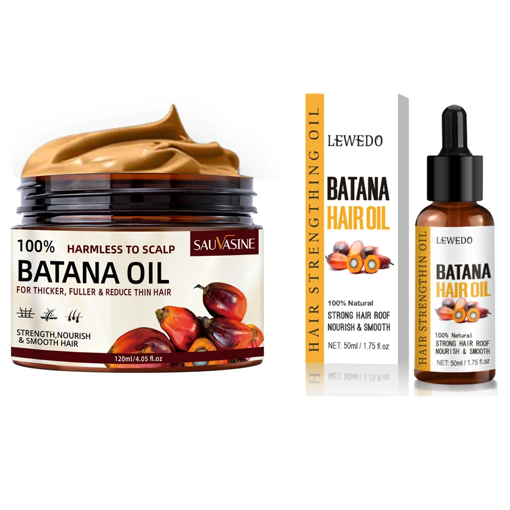 Batana Oil Hair Conditioner & Essential Oil Nourishing Moisturizing Repairing Strengthens Roots Smoothing Hair Care Conditioner