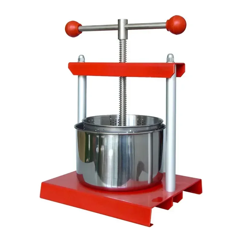 Stainless Steel Manual Press Wine Juice Residue Separation Cheese Squeeze Kitchen Press