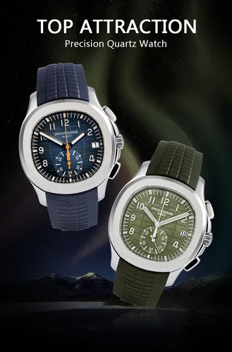 Imagen 2 del producto Productos Droppshiping 2025 reloj para hombre Specht & Sohne Japón cronógrafo reloj de pulsera de cuarzo oro rosa reloj Masculino 50M resistente al agua