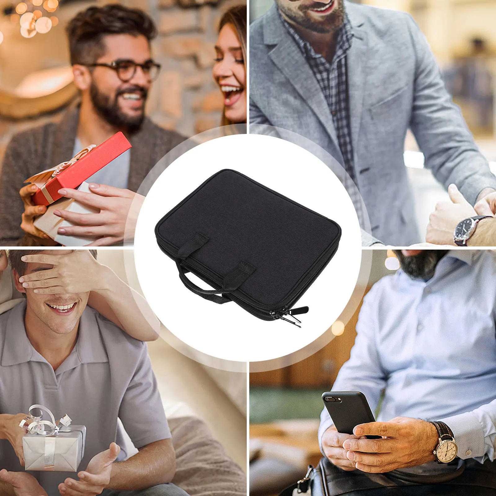 

Data Cable Sorting Bag Watch Bands Case Organizer for Carrying Container Portable Straps Storage