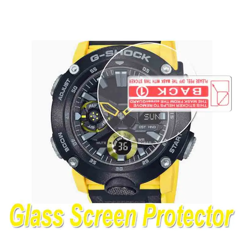 2PCS/3PCS Glass Screen Protector For GA-2000 GA-2100 GA-2200 GM-2100 GA-B2100 GMA-S2100 GM-S2100   Watch,2.5D Rounded Edges 9H