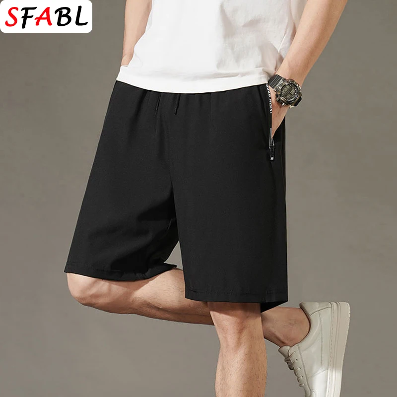 

Summer New Shorts Men Beach Short Pants Breathable Elastic Running Fitness Sports Shorts Casual Men's Shorts Quick-drying Bottom