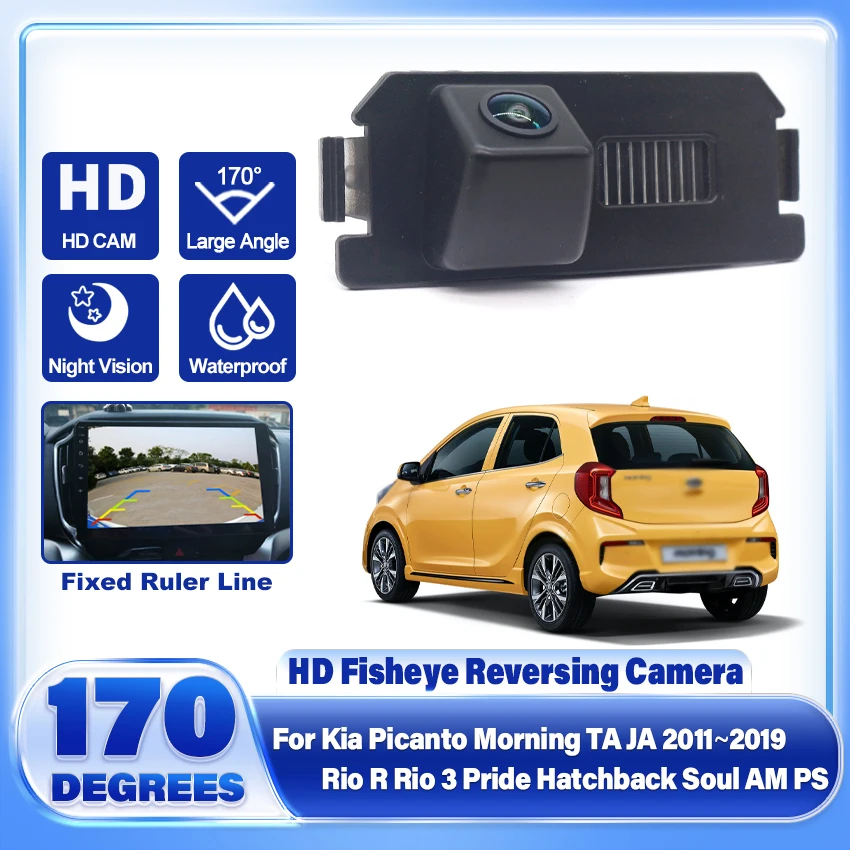 Car Reverse Backup Parking Rear View Camera For Kia Picanto Morning TA JA 2011~2019 Rio R Rio 3 Pride Hatchback Soul AM PS
