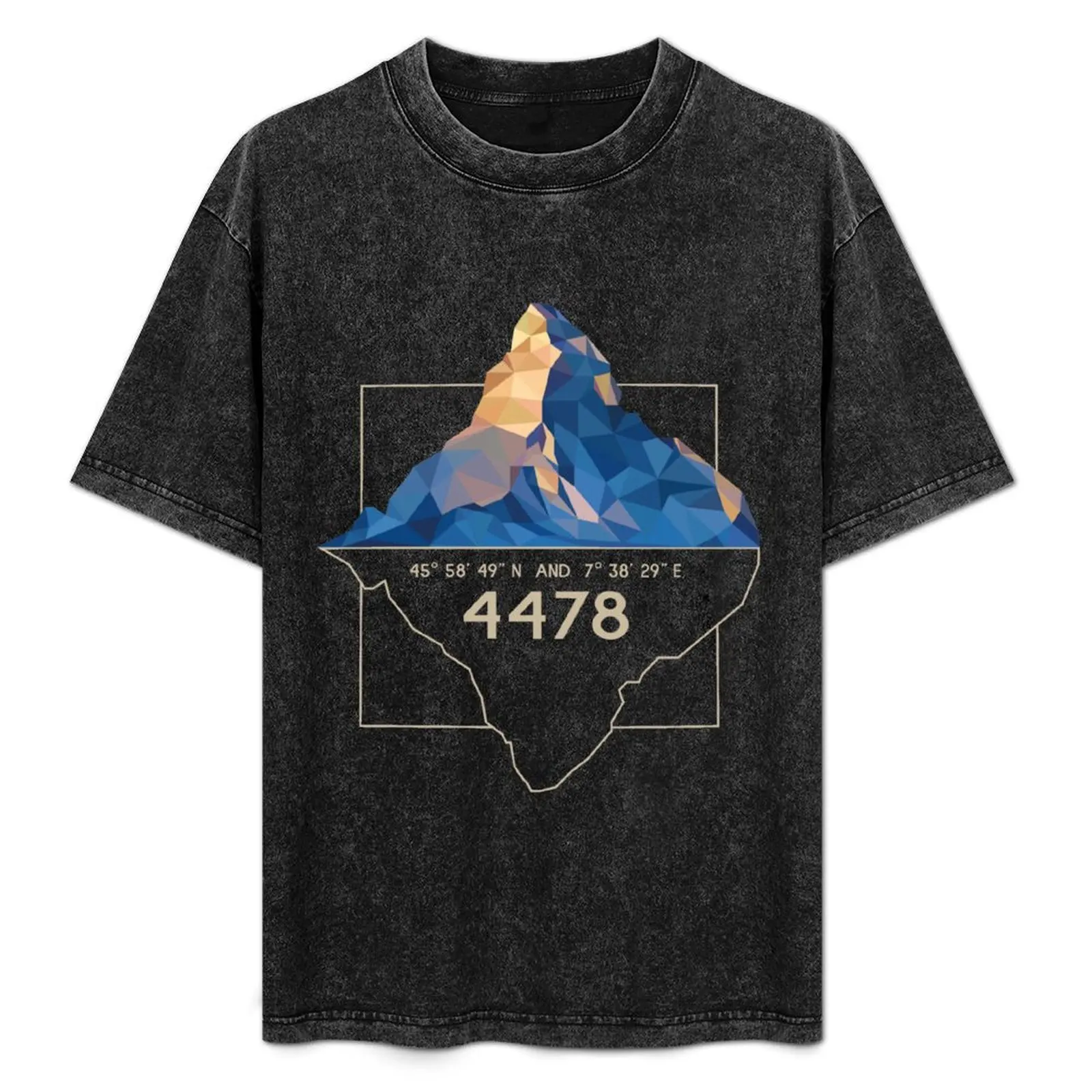 Matterhorn 4478 Zermatt Wallis Valais Switzerland Alps mountaineer mountaineer T-Shirt anime tshirt t shirts for men cotton