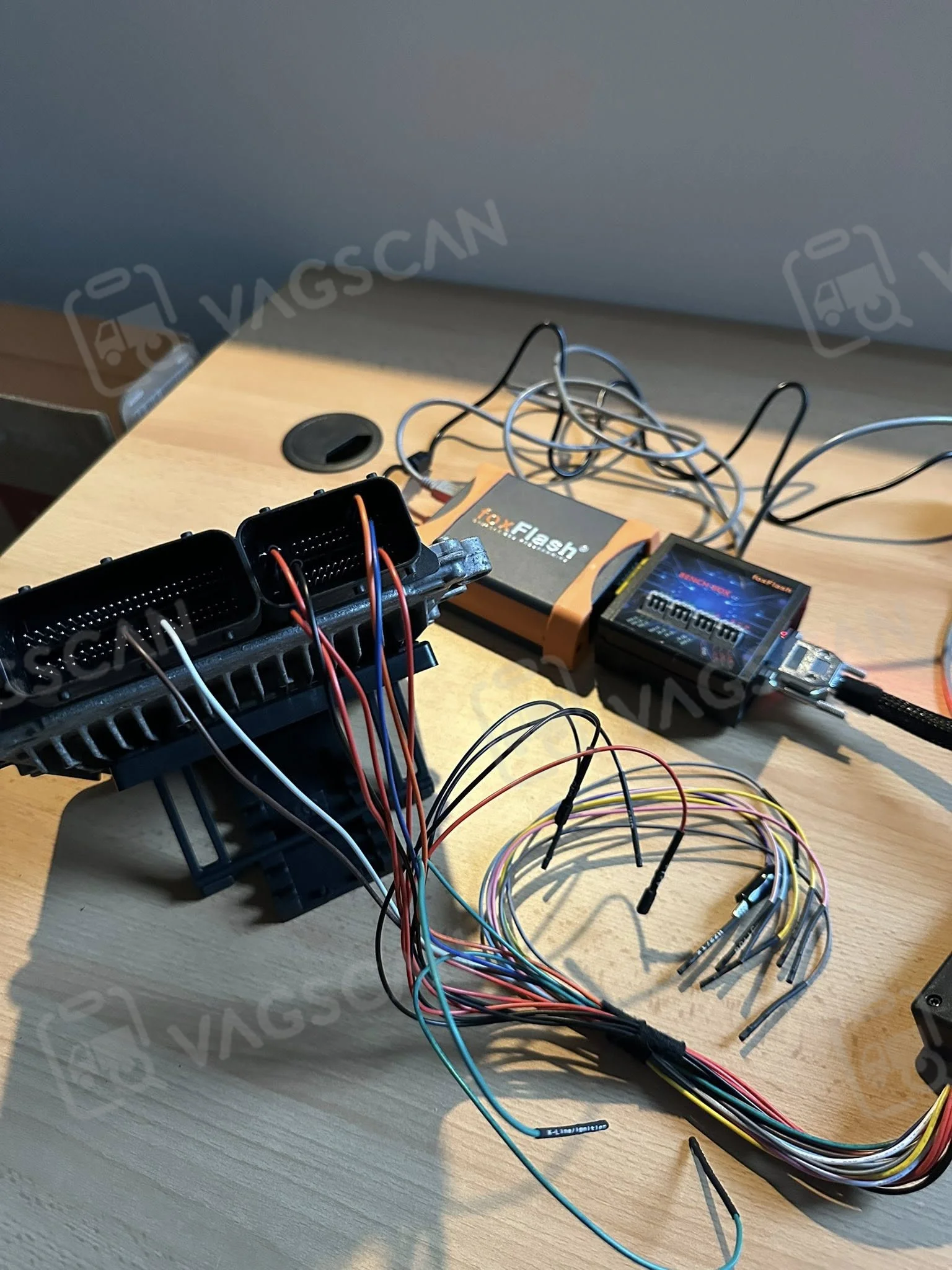 For Master Version Strong ECU TCU Clone Chip Tuning Tool for FoxFlash Supports Checksum with WinOLS 4.70 Damos2020 Engine