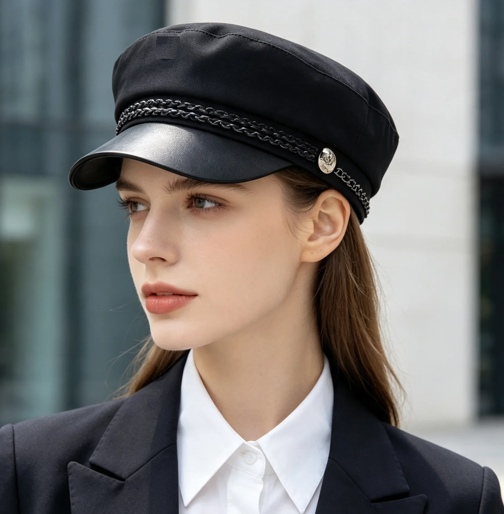 10 Farben Frauen Mädchen Kappen Zeitungs jungen Hut Visier Baker boy Cabbie Gatsby Pageby Visier Baskenmütze Hut – Detail 1