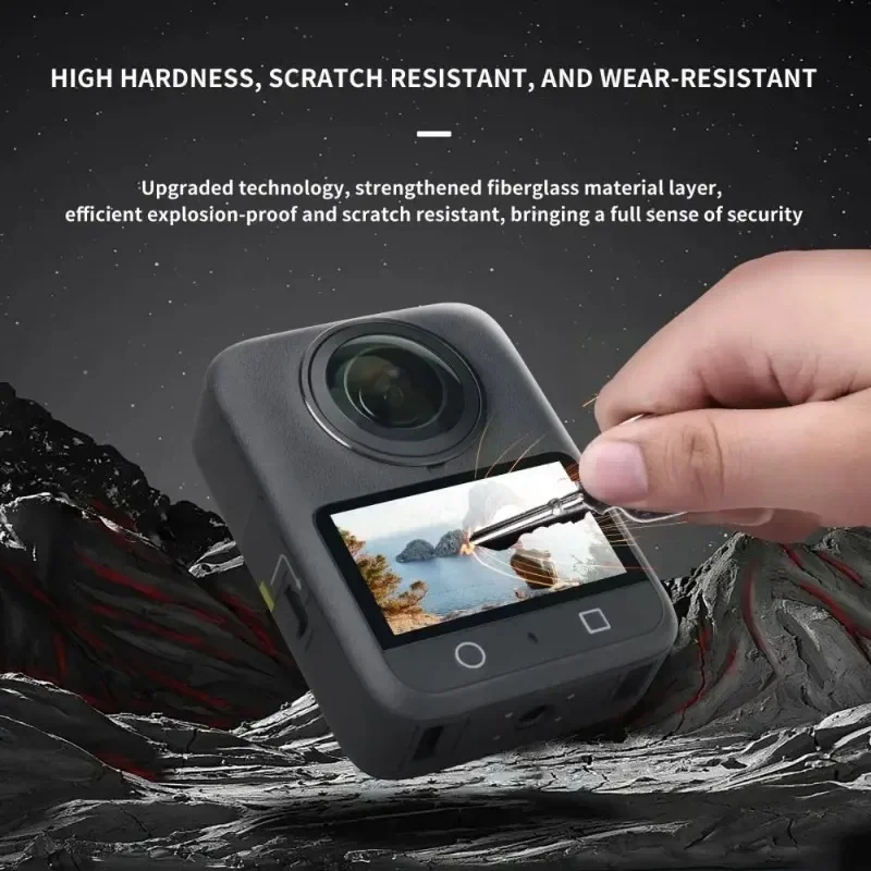 Anti-Scratch Tempered Film for DJI Osmo 360 Screen Protector High-Definition Glass Protect for DJI OSMO 360 Camera Accessories