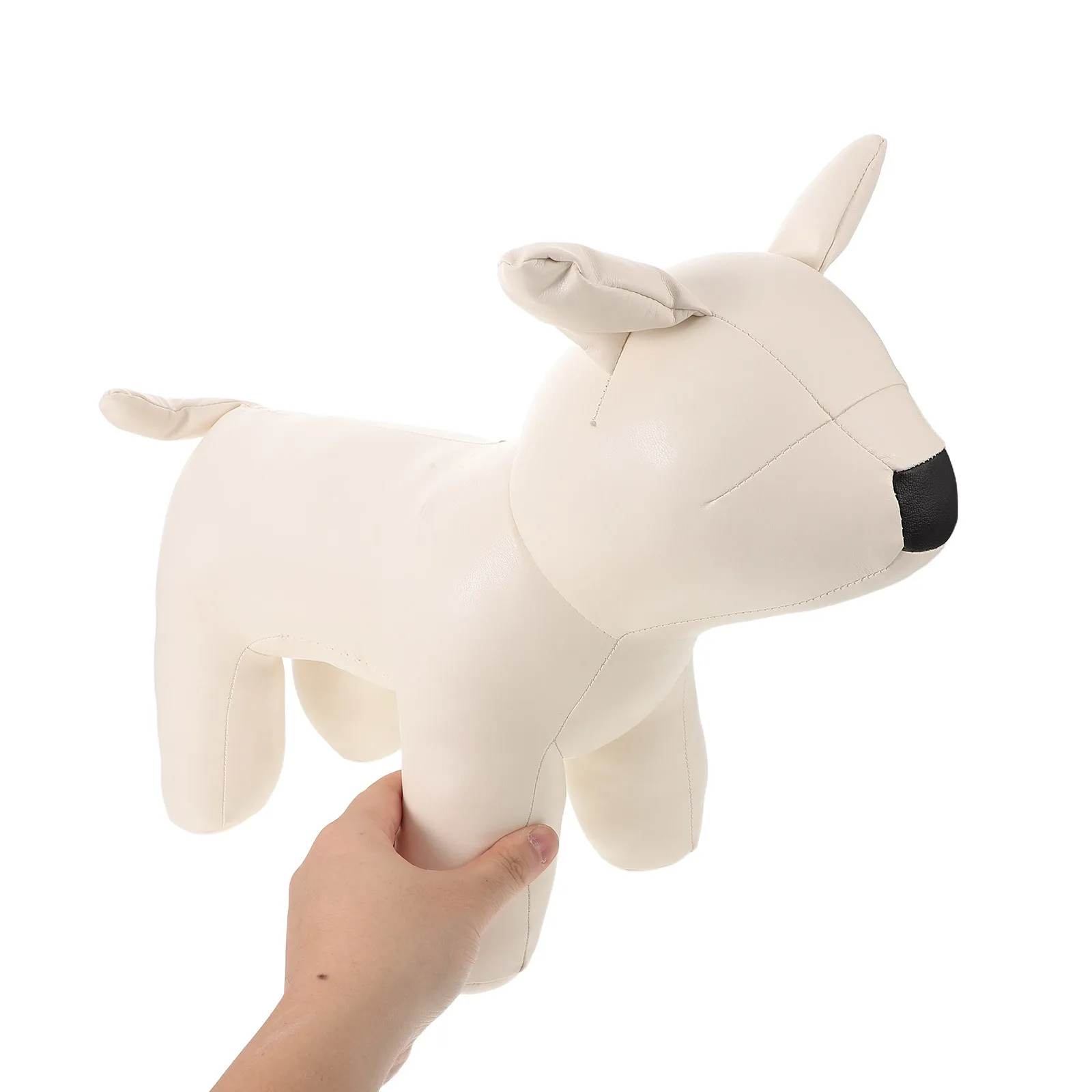 

PU Dog Mannequin Rack Clothes Stand Dog Clothing Display Mannequin 16.51x11.40x5.70in Pet Clothing Store Exhibition