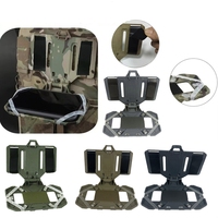 Molle Mounted Outdoor Military Fan Chest Hanging Field Chest Front Board Folding Navigation Tactical Vest Mobile Phone Stand