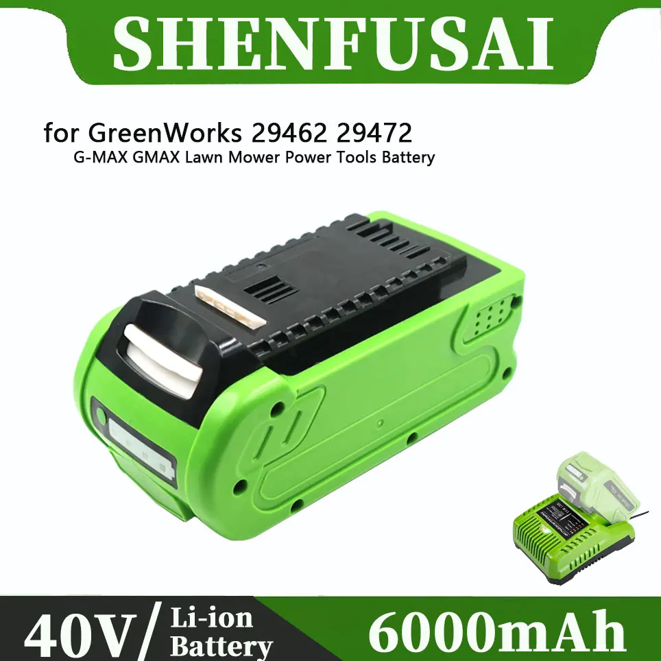 

40V For Greenworks Batteries 600mAh GreenWorks G-MAX Li-ion Battery Manufacturer Replacement Battery for Lawn Mower Power Tools