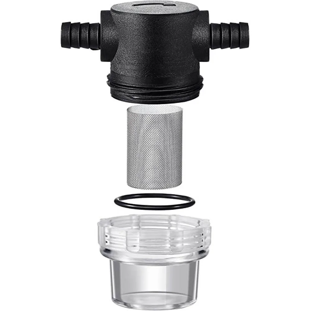 Efficient 12 inch For Water Pump Strainer with 50 Mesh Filter Screen Transparent Design Suitable for Drinking For Water