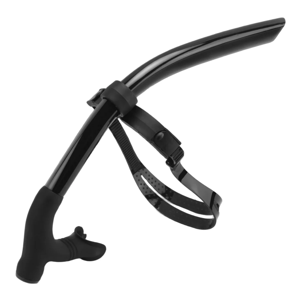 

A70P Silicone Swimming Front Breathing Tube Diving Training Adults Snorkel Diving Tube Swimming Scuba Diving Equipment,Black