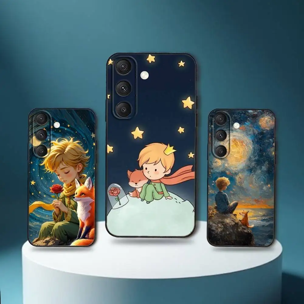 

L-little P-Prince Phone Case For Samsung S25,S24,S23,S22,S21,S20,S10,Ultra,Plus,Lite,FE,Soft Silicone Black Cover
