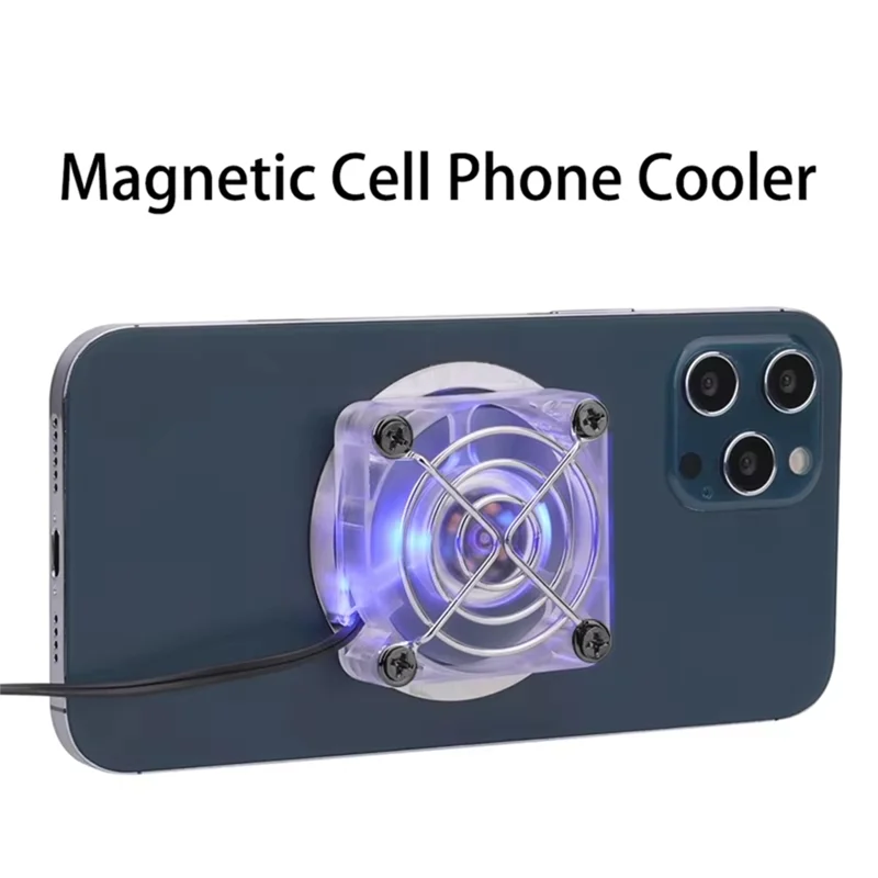 Cooler USB Charging Magnetic Mini Mobile Phone Cooling Fan Radiator Turbo Hurricane Shockproof Game Companion