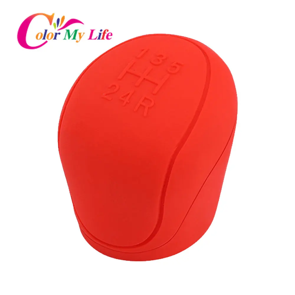 Silicone Car Gear Head Shift Knob Cover for Peugeot 206 307 406 407 207 208 308 508 2008 3008 4008 6008 301 408