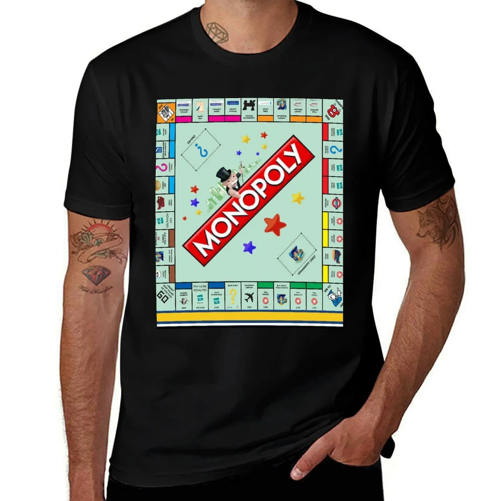 

Monopoly Board Game Classic T-Shirt croswit shirt man oversizeds Anime t-shirt cheap stuff mens graphic t-shirts big and tall