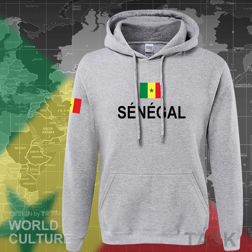 Senegal SEN hoodie men sweatshirt sweat new hip hop streetwear tracksuit nation footballer sporting country africa Senegalese