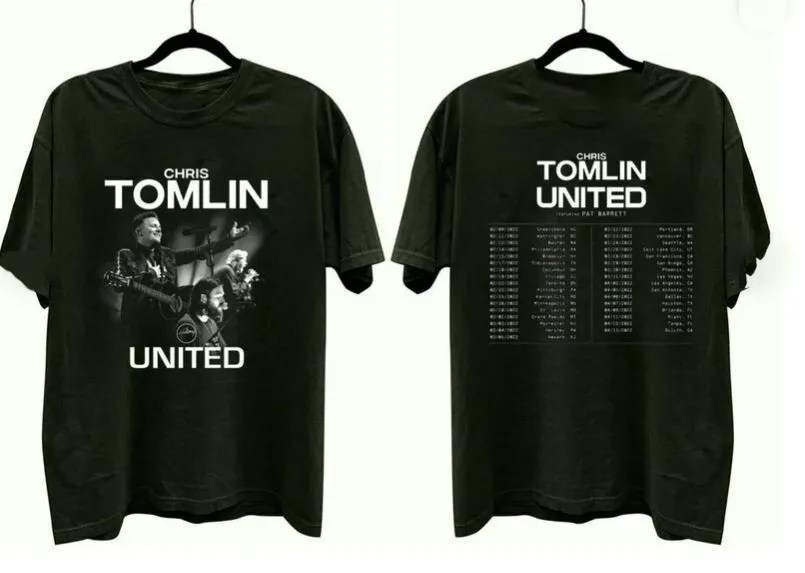 HOT Chris Tomlin United Tour 2022 Shirt, Vtg Concert Tour 2022 T Shirt