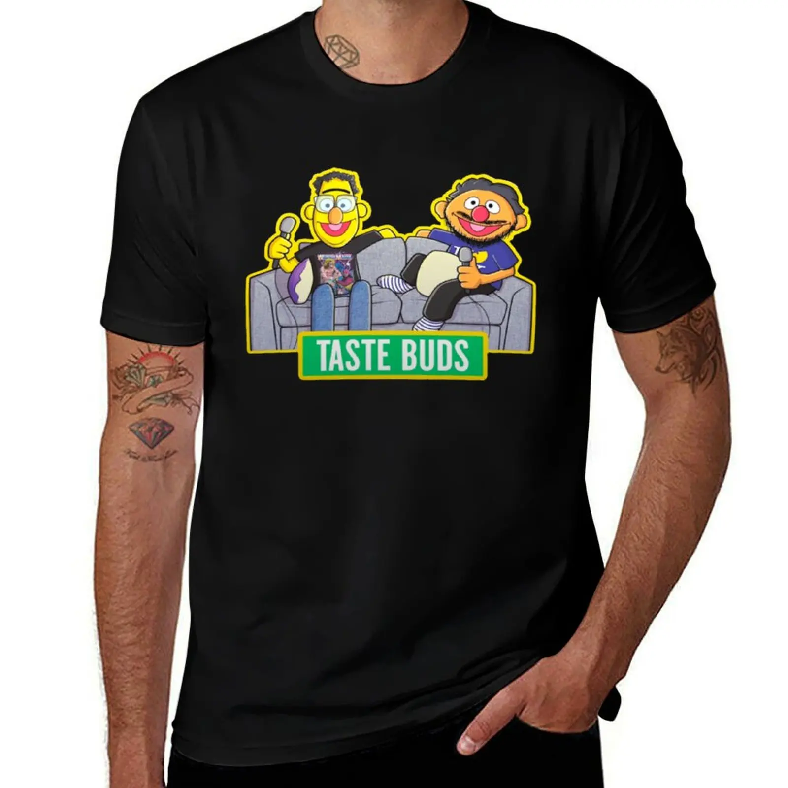 

Taste Buds podcast T-Shirt Man t-shirt football t shirt summer clothes quick-drying tshirts for men
