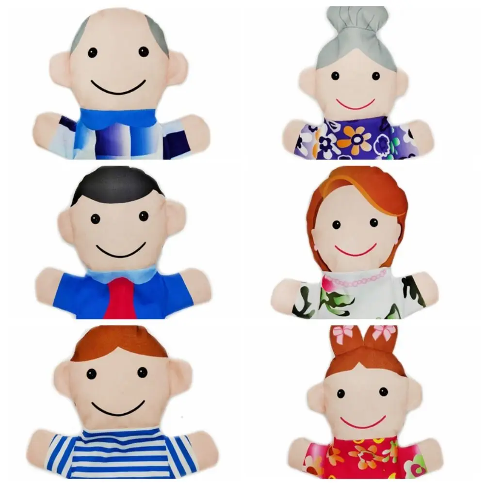 Family Members Hand Puppets For Family Members Plush Toy Cloth Family Members Hand Puppets Stuffed Toy Interactive