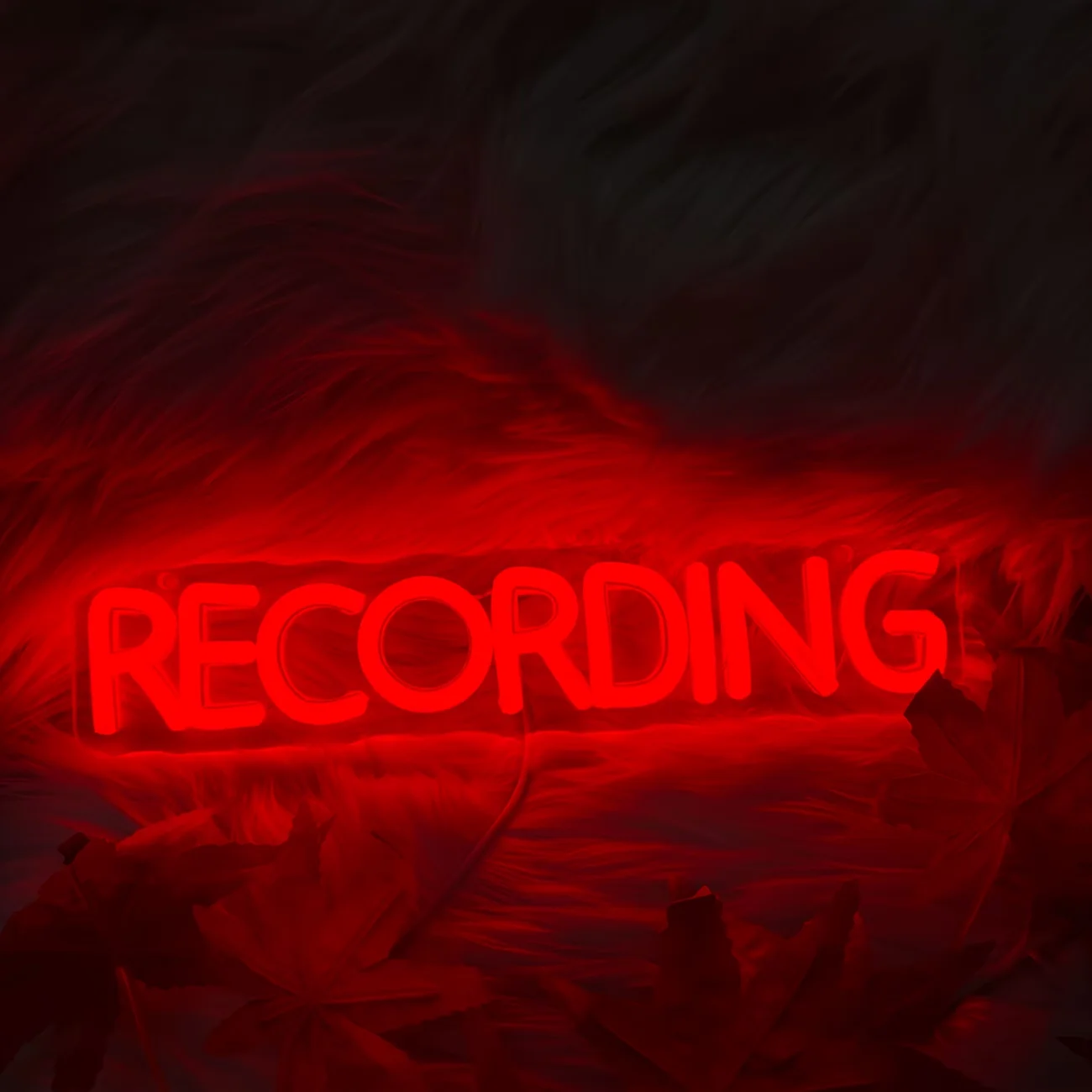 Recording Neon Sign for Recording Studio,Podcast Room,Home Music Studio,Broadcasting Room,Live Stream Setup,Gaming Room,Birthday